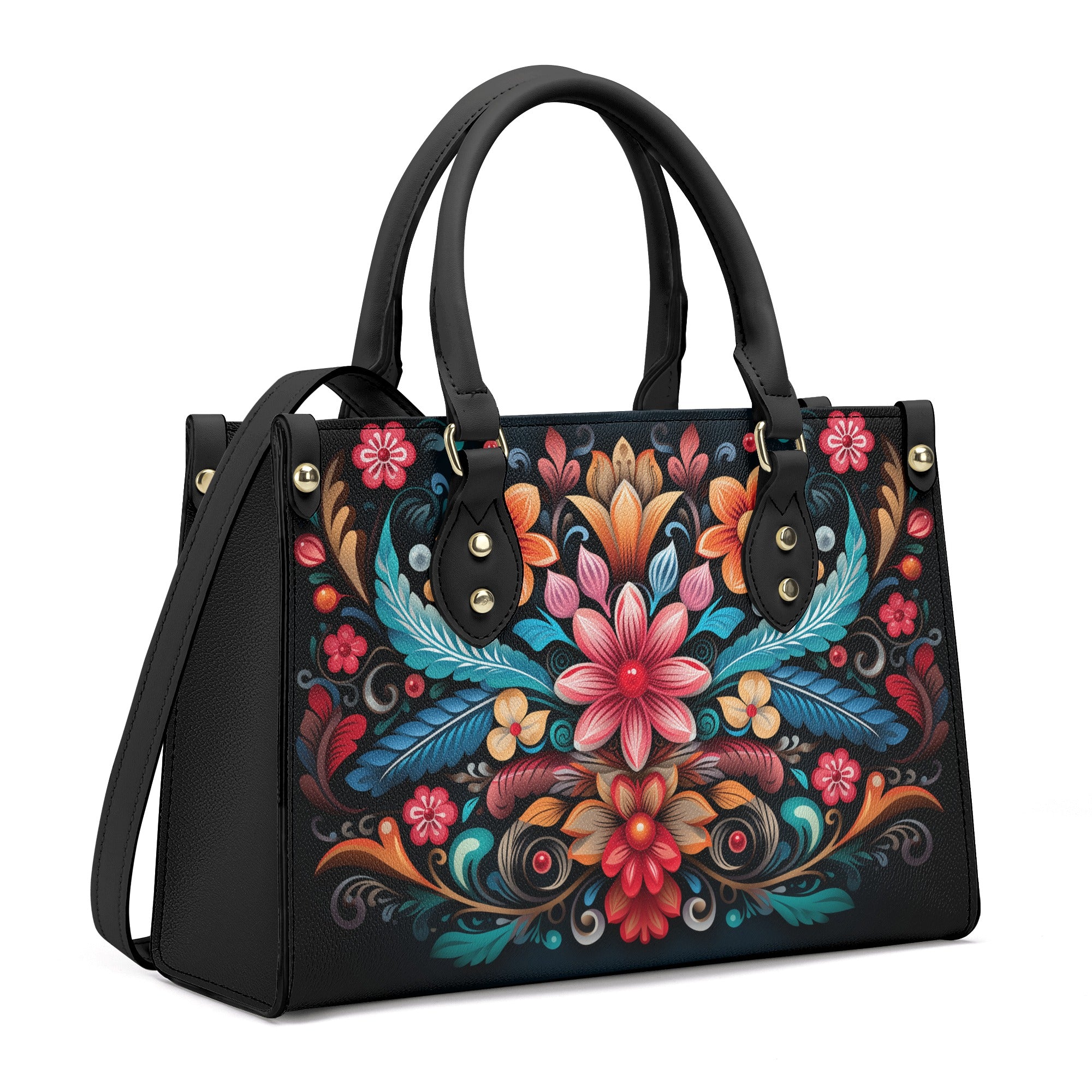 Enchanted Garden Leather Handbag