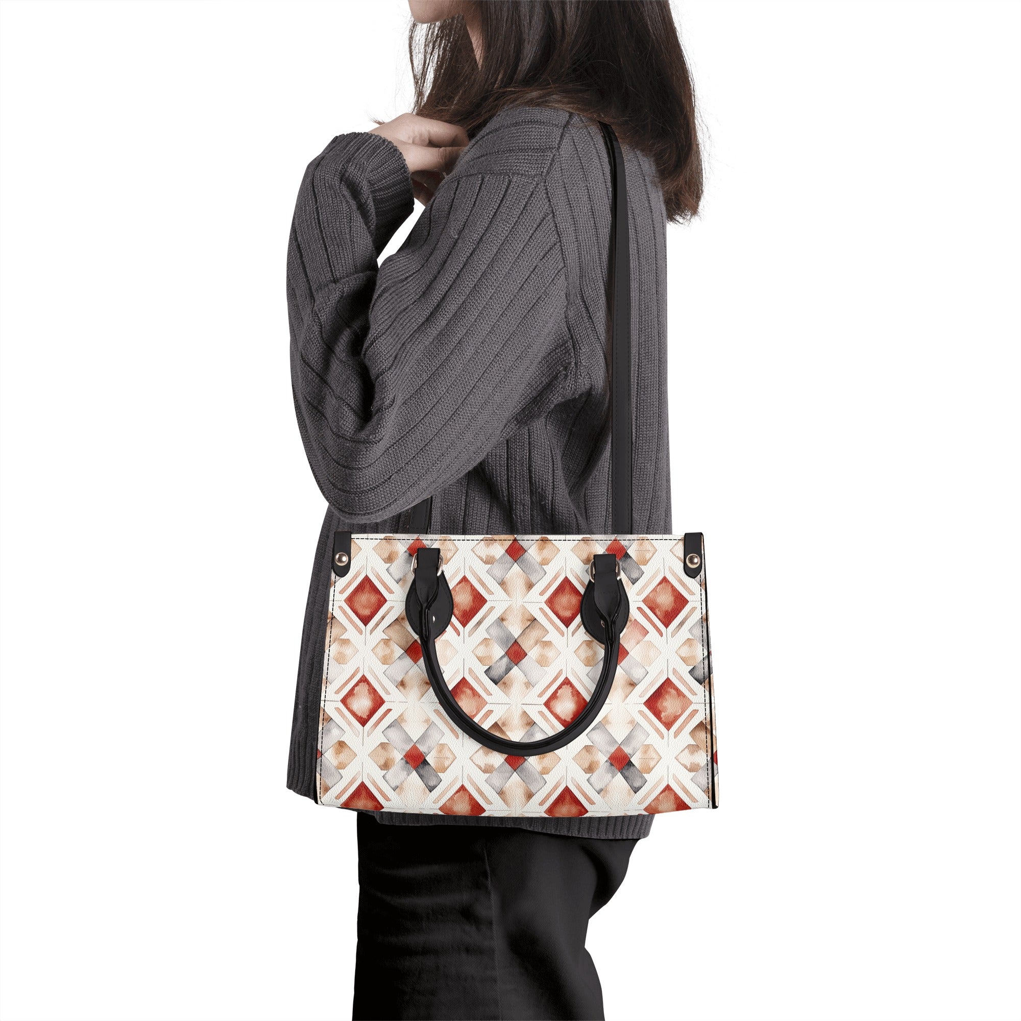 Atayal Watercolor Totem Handbag - Artful Elegance