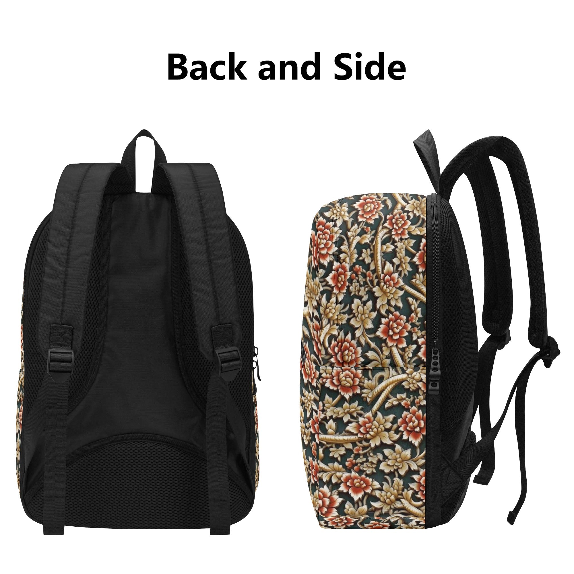 Temple Motif Artistic Backpack