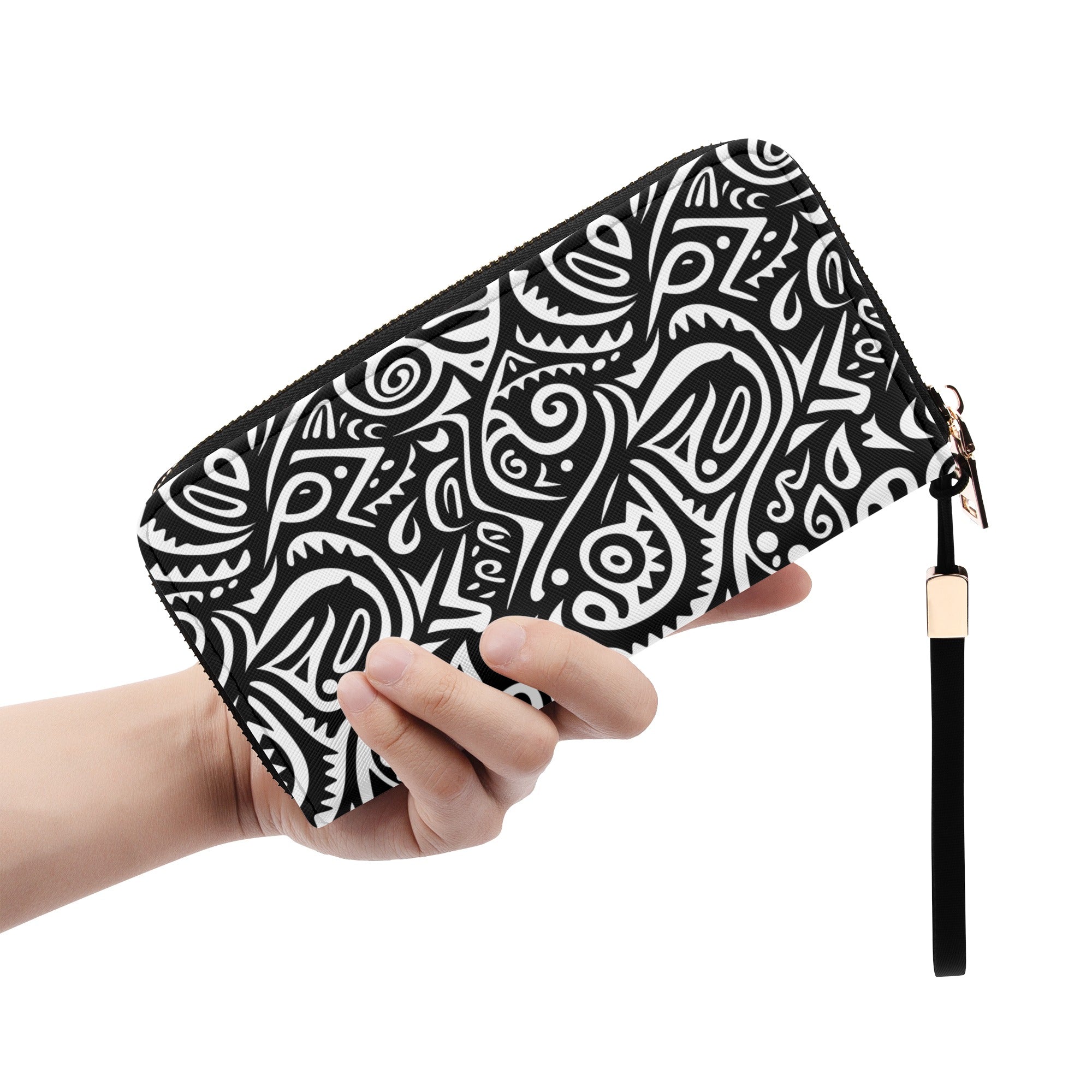 Papuan-Inspired Patterned Art Wallet