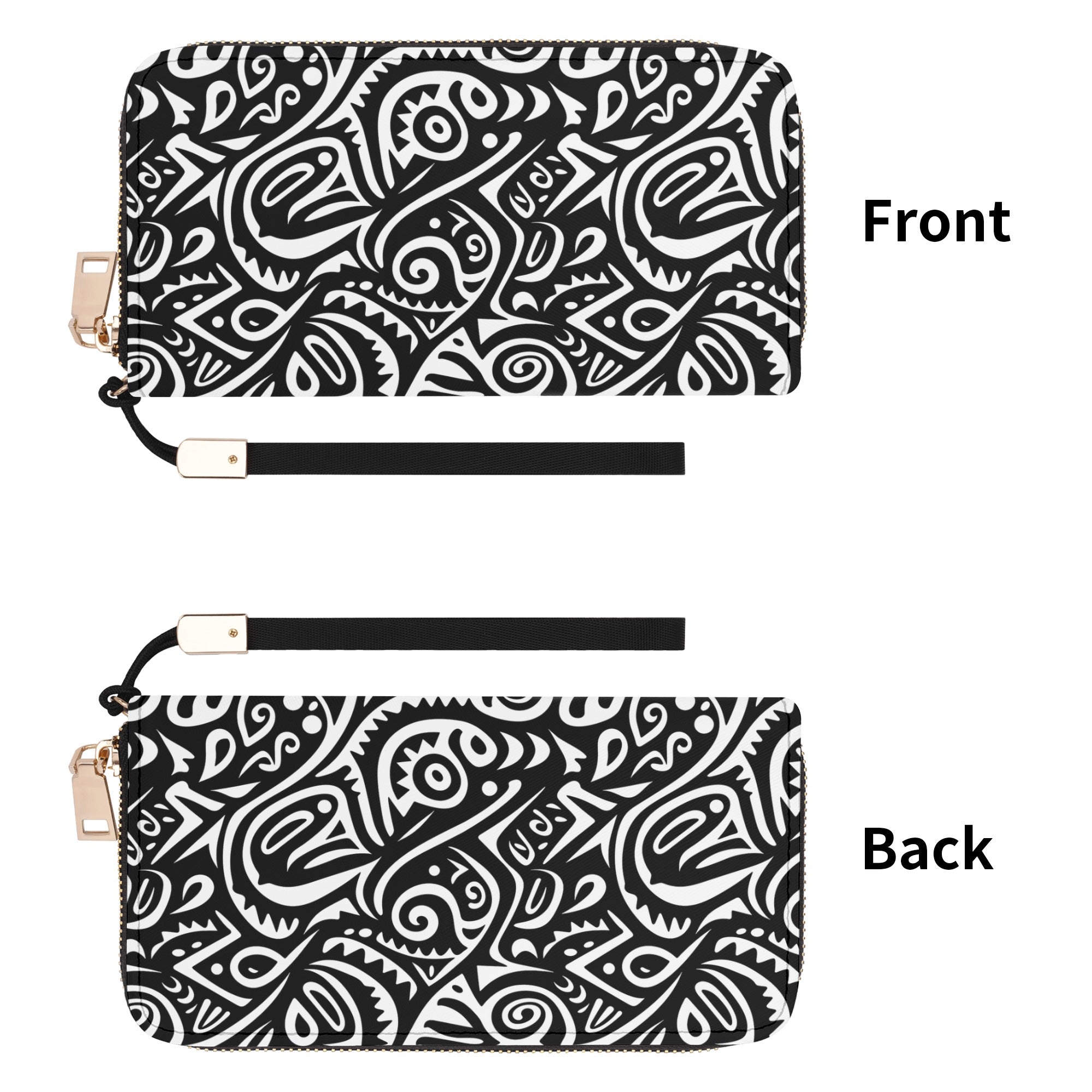 Papuan-Inspired Patterned Art Wallet