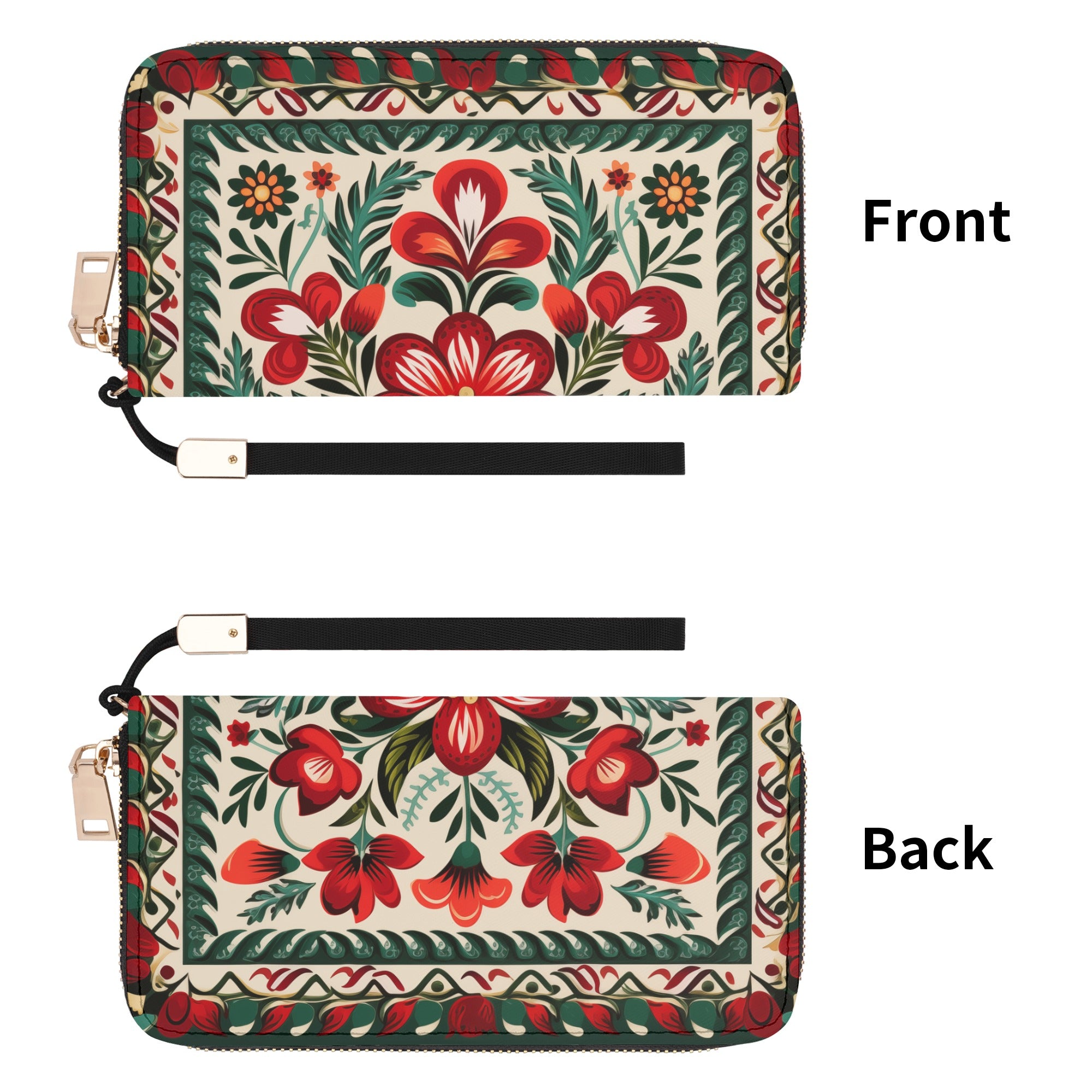 Inspired Bulgarian Pattern Art Wallet