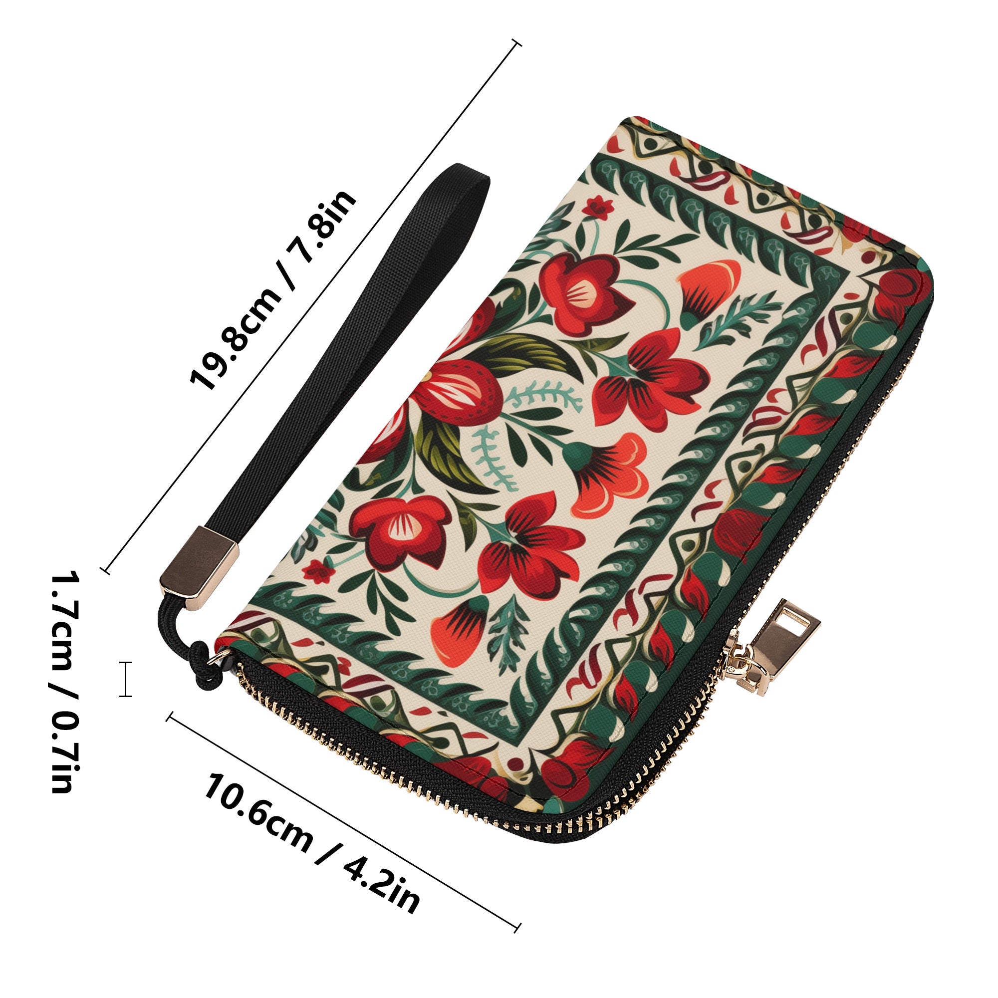 Inspired Bulgarian Pattern Art Wallet