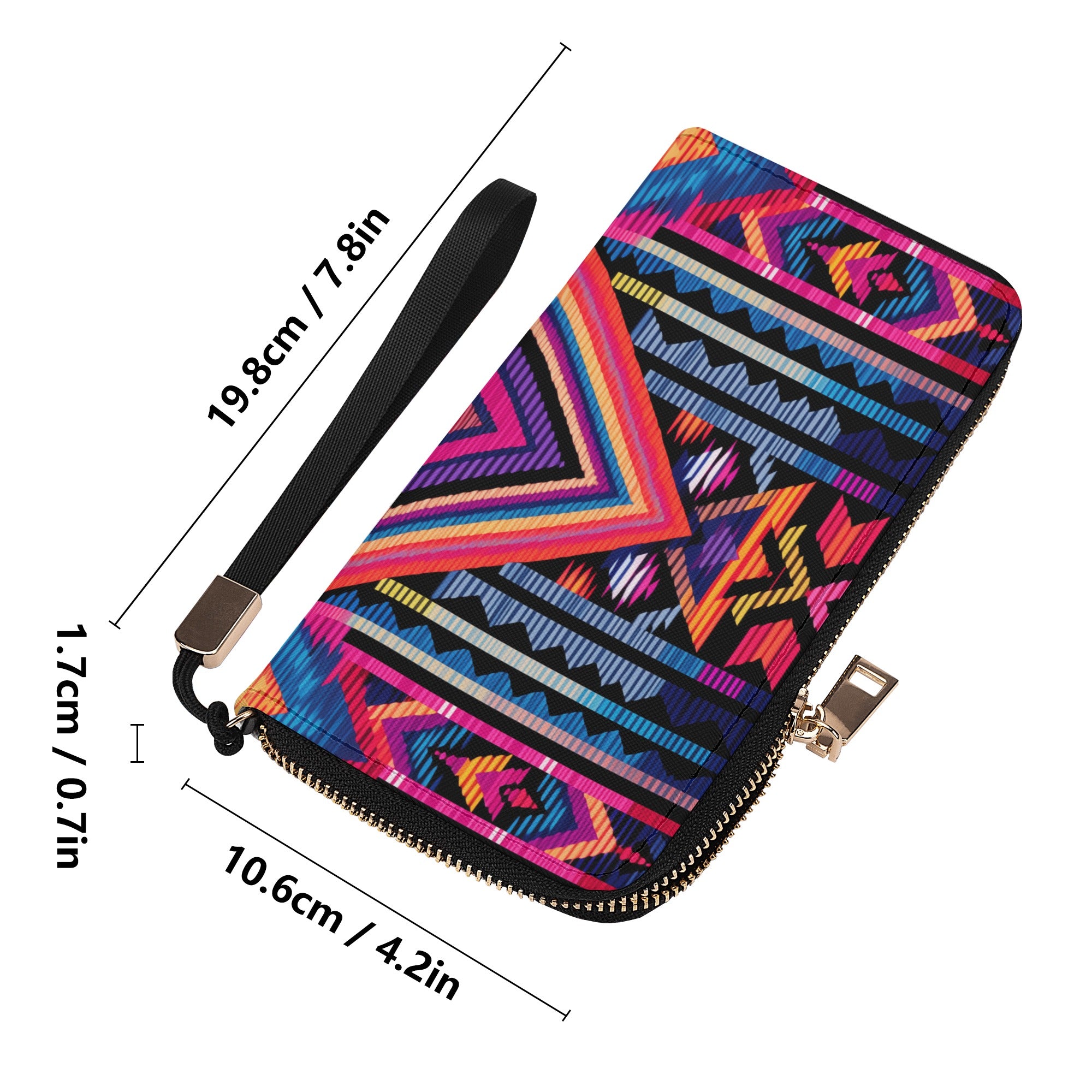 Guatemalan Inspired Colorful Zip Wallet
