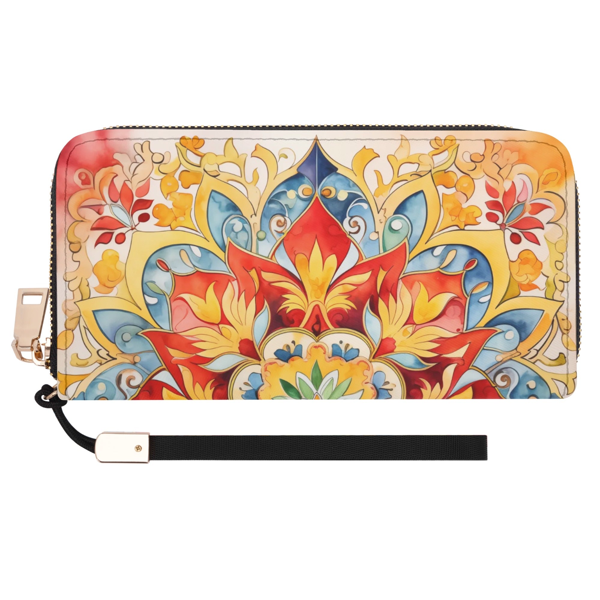 Mandala Charm Spacious Artistic Zip Wallet