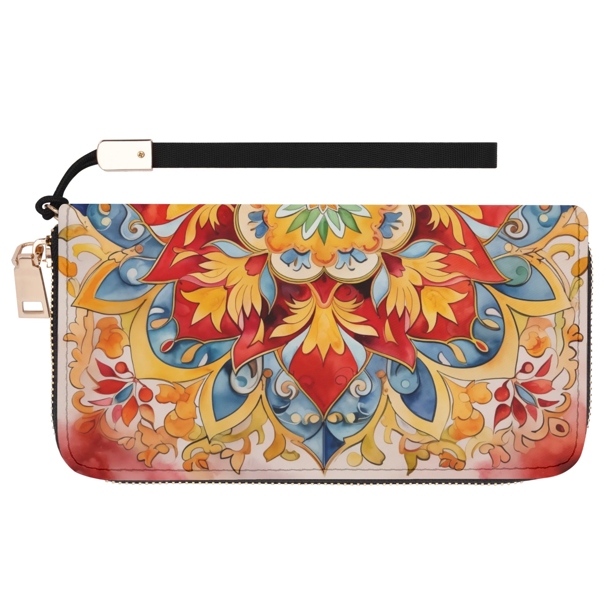 Mandala Charm Spacious Artistic Zip Wallet