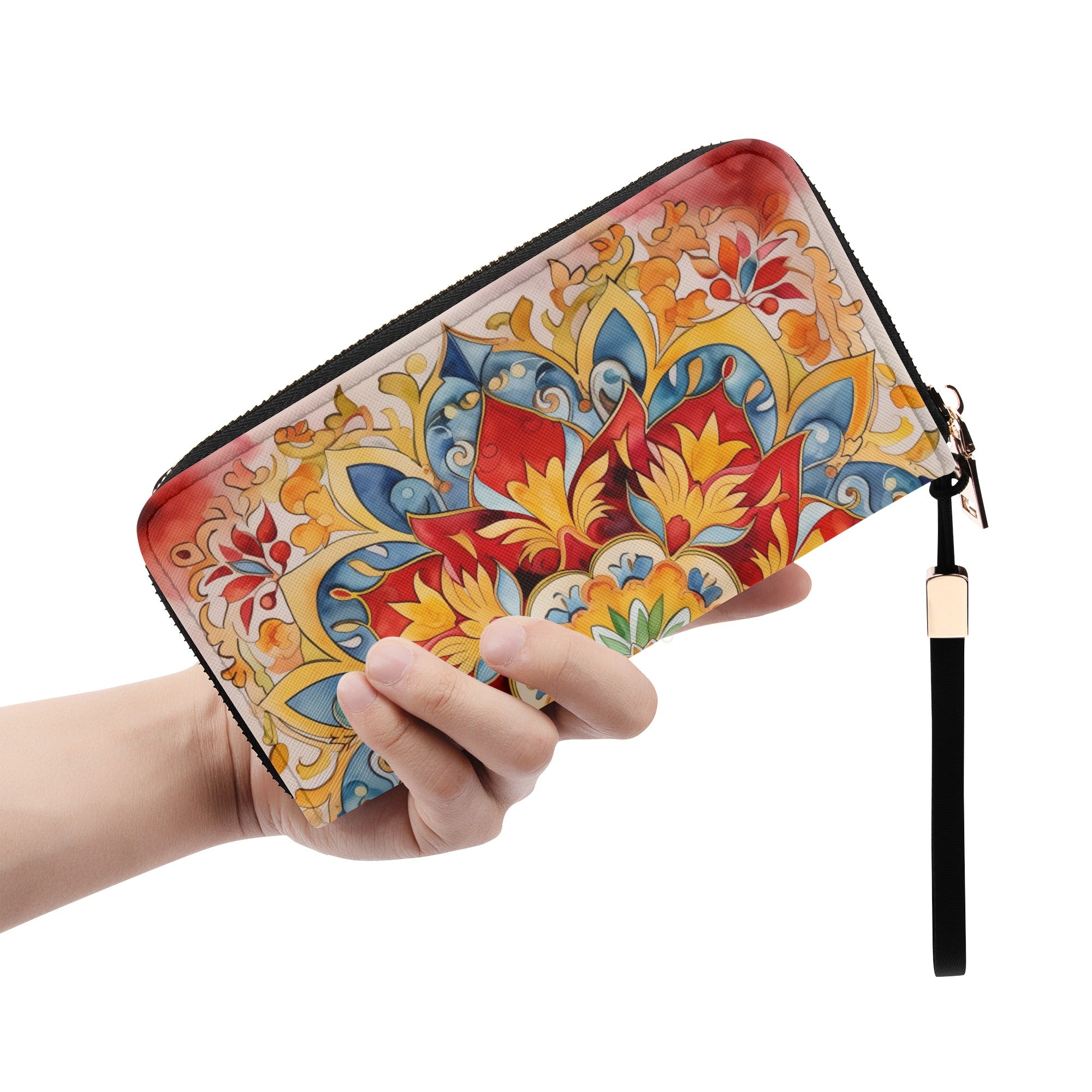 Mandala Charm Spacious Artistic Zip Wallet