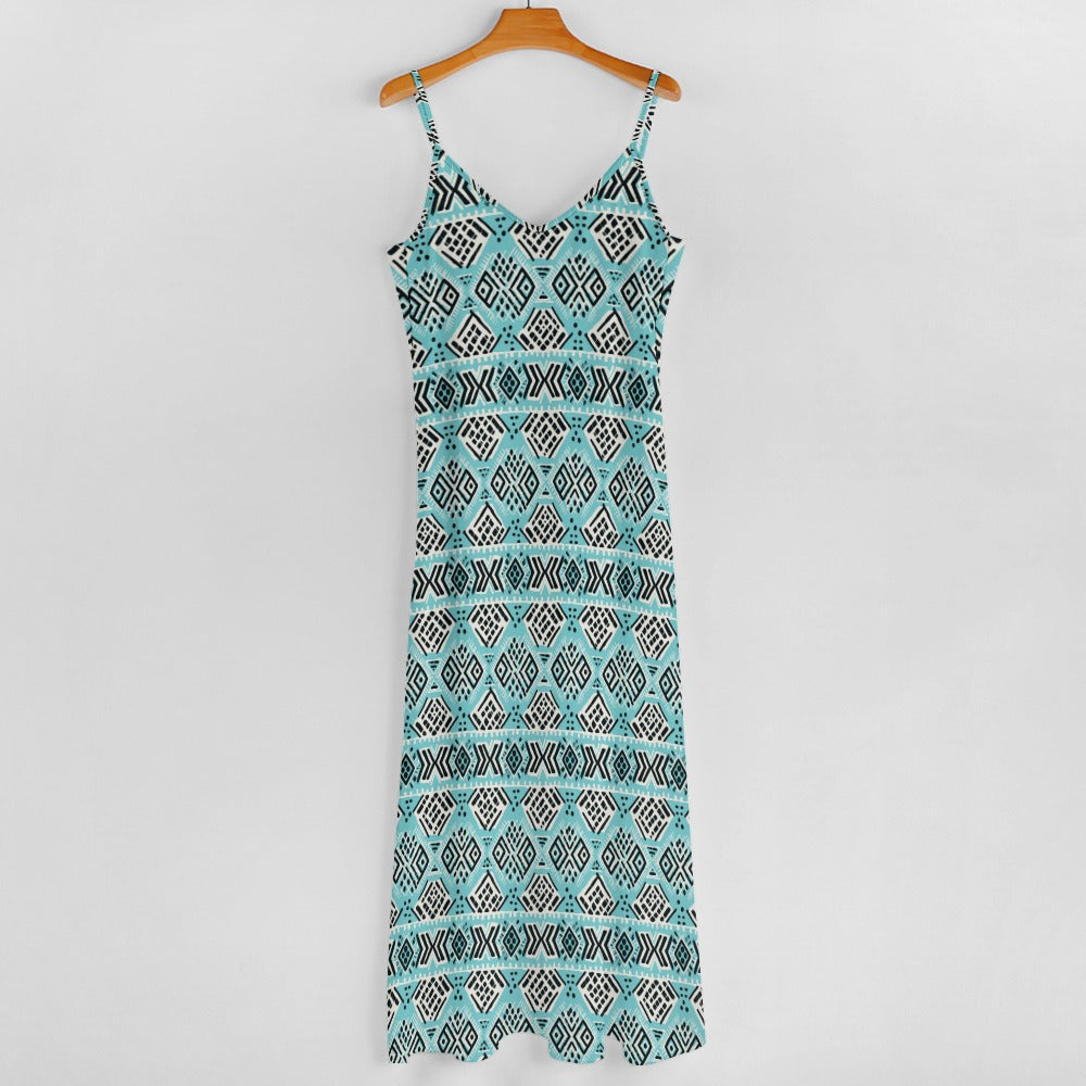 Aztec Charm Maxi Dress - Cool & Casual