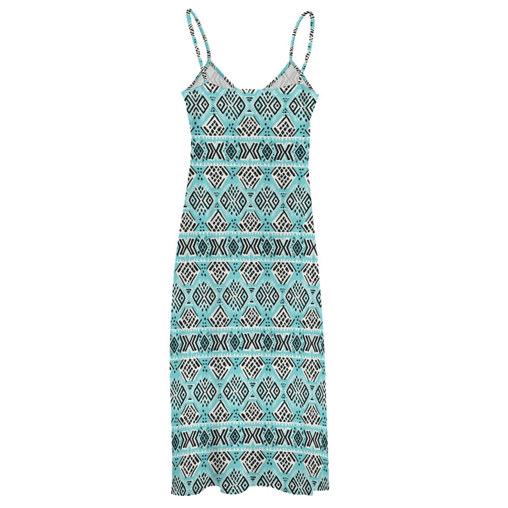 Aztec Charm Maxi Dress - Cool & Casual