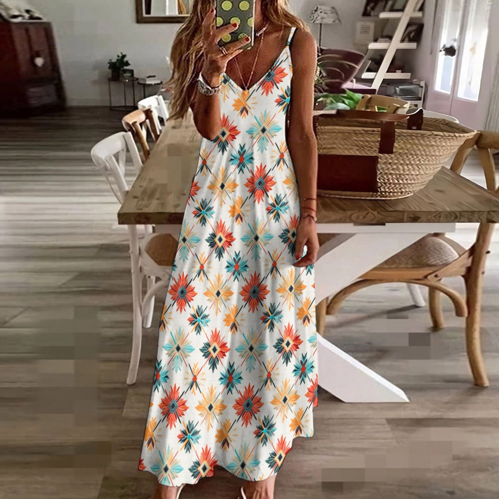 Summer Floral Maxi Dress - Fresh & Flowy