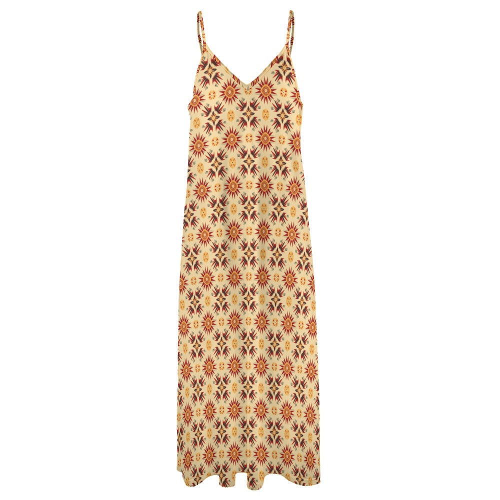Sunflower Bliss Maxi Dress - Effortless Style