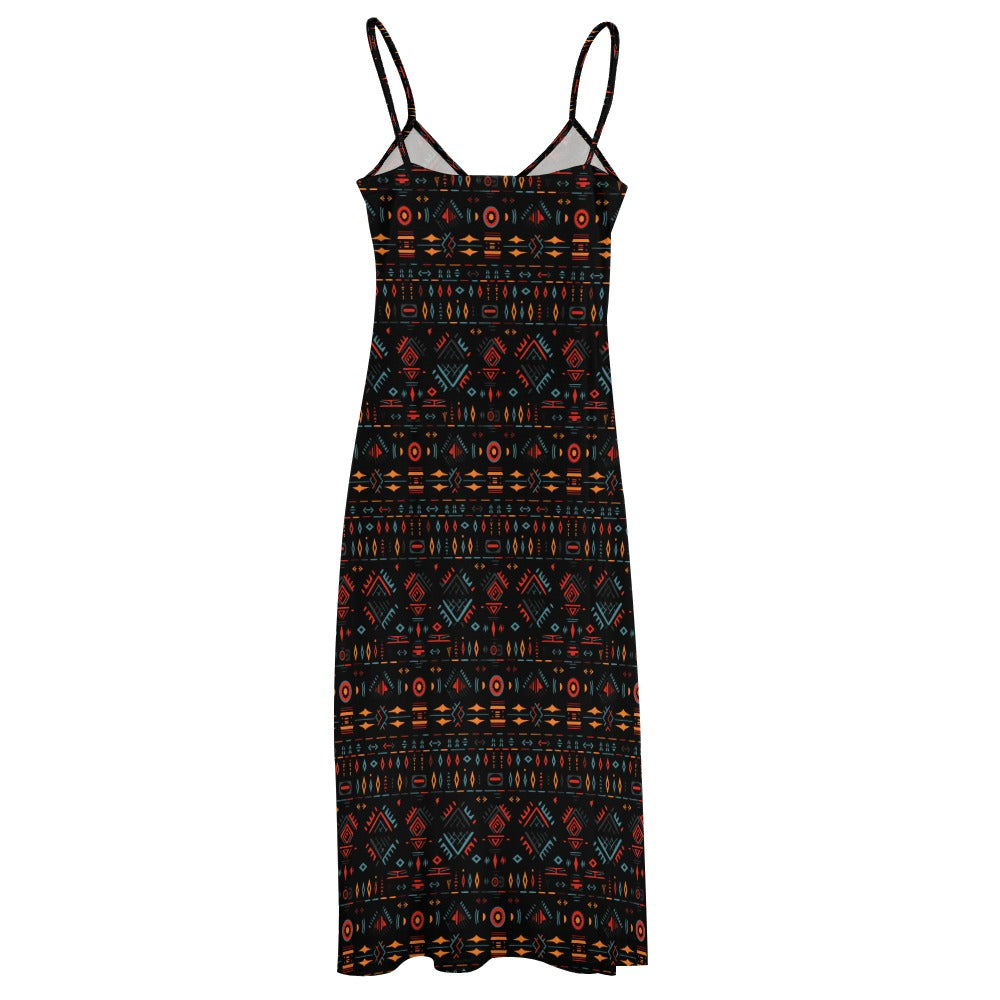 Tribal Trend Maxi Dress - Casual Elegance