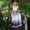 Boho Floral Breeze Wrap Pants – Summer Island Vibe