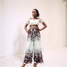 Boho Floral Breeze Wrap Pants – Summer Island Vibe