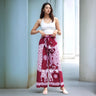 Boho Elephant Mandala Wrap Pants – Lightweight Rayon Tie Pants