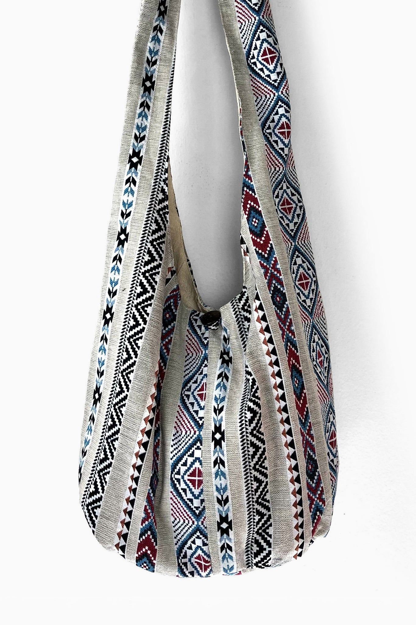 White Southwest - Hippie Crossbody Bag - hippiealley