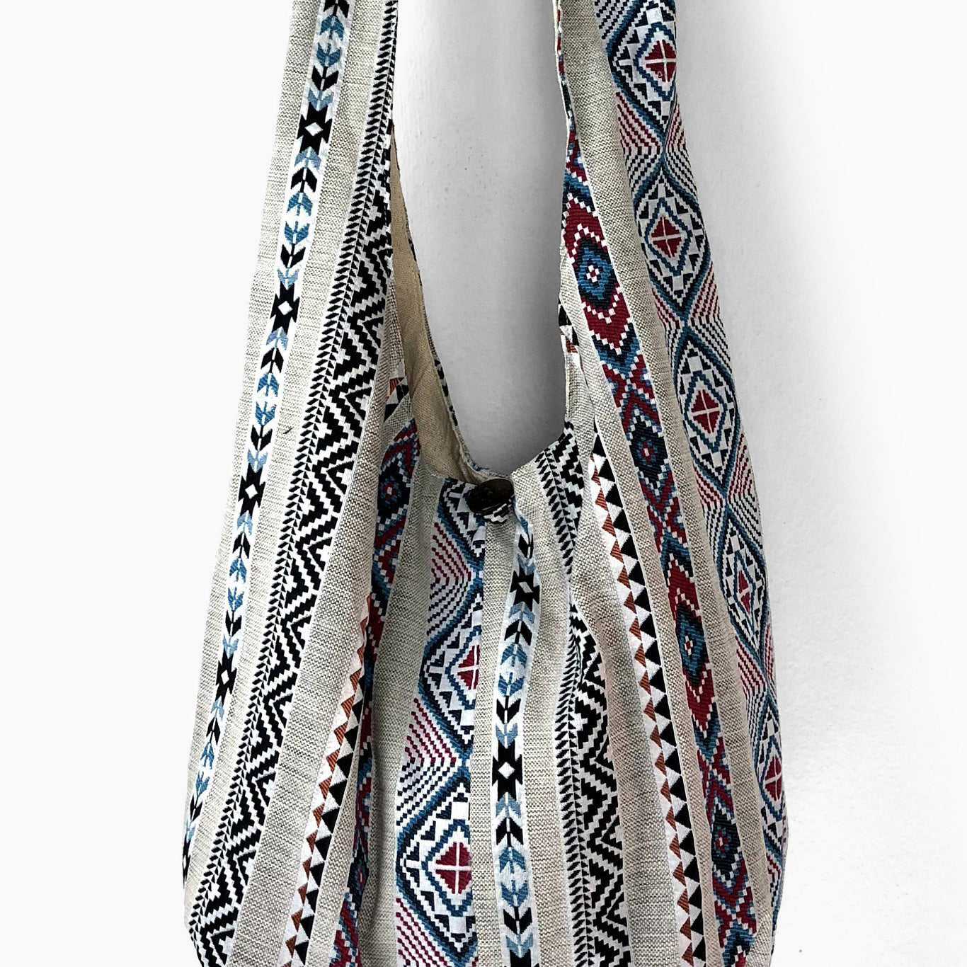 White Southwest - Hippie Crossbody Bag - hippiealley