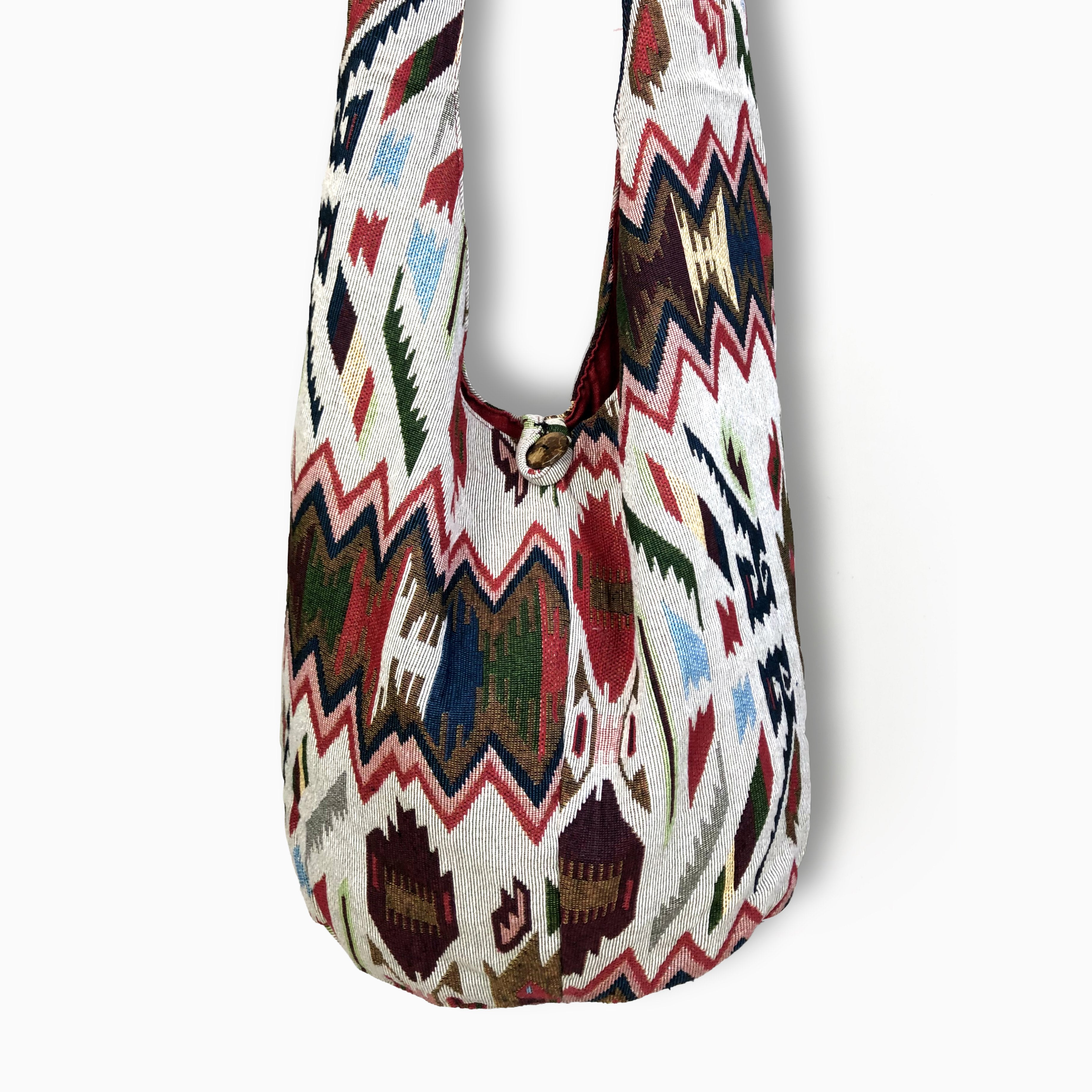 African Print - Hippie Crossbody Bag - hippiealley