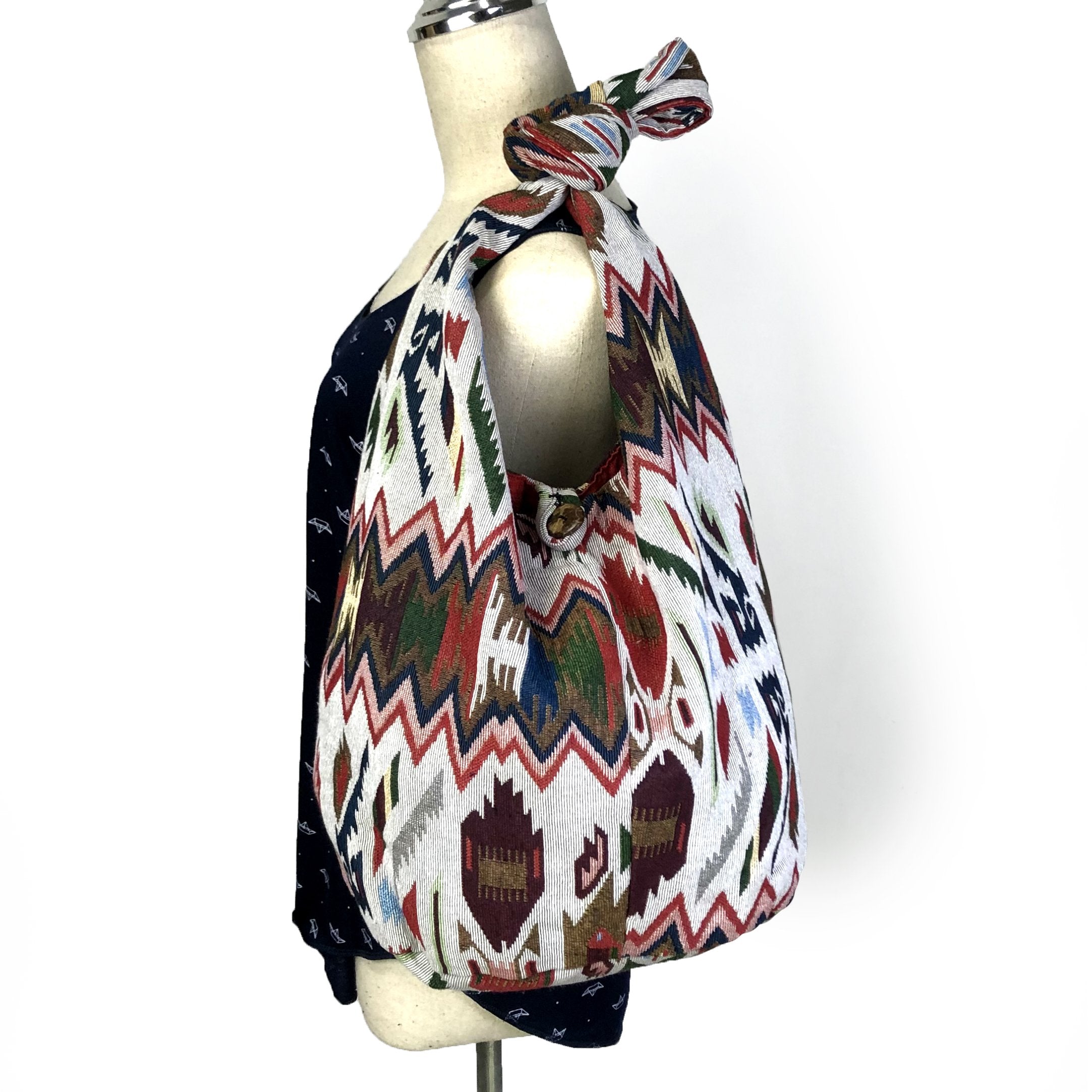 African Print - Hippie Crossbody Bag - hippiealley
