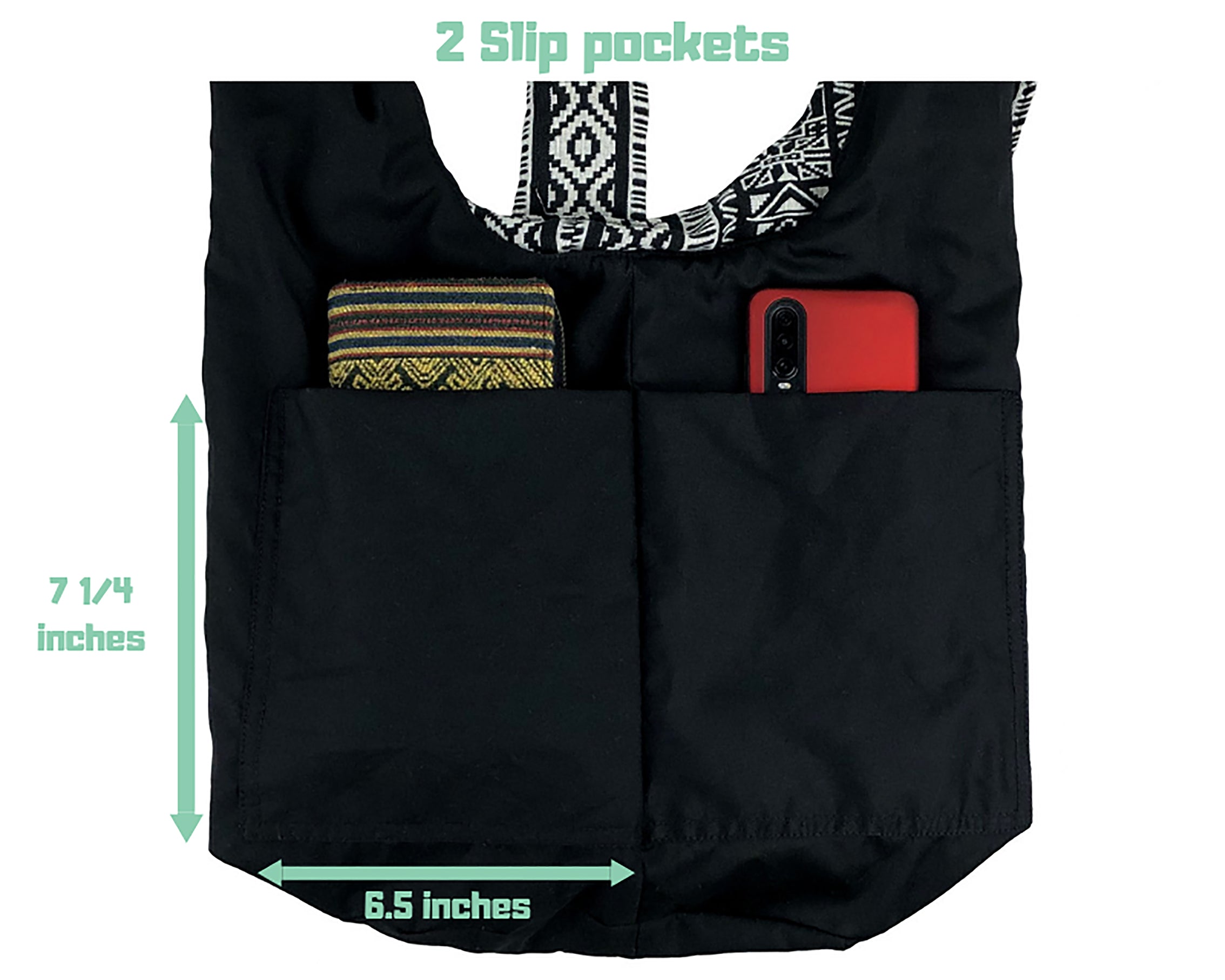 Aztec-Print Tribal Crossbody Bag: Durable, Sustainable & Fashion-Forward - hippiealley