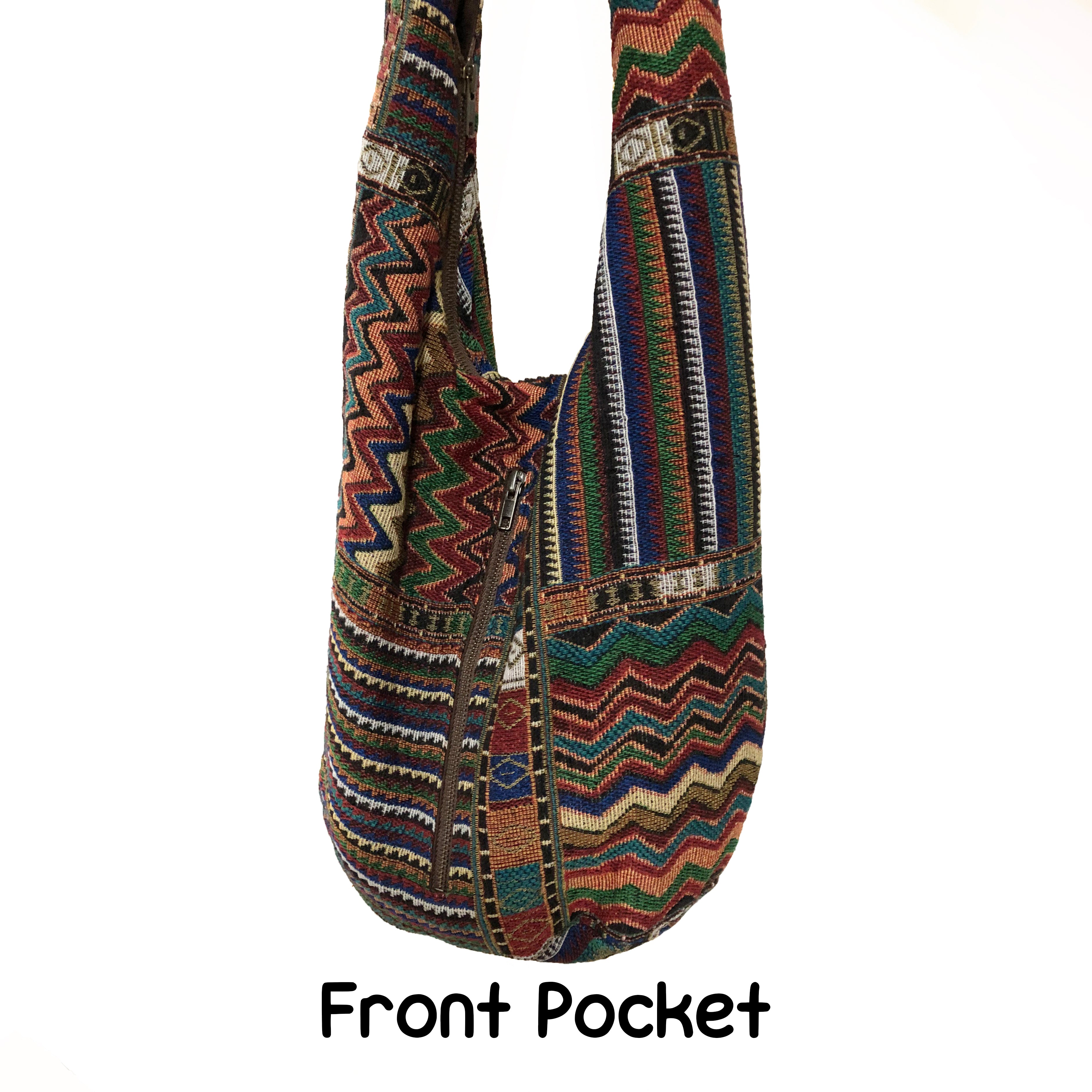 Native American - Hippie Crossbody Bag - hippiealley