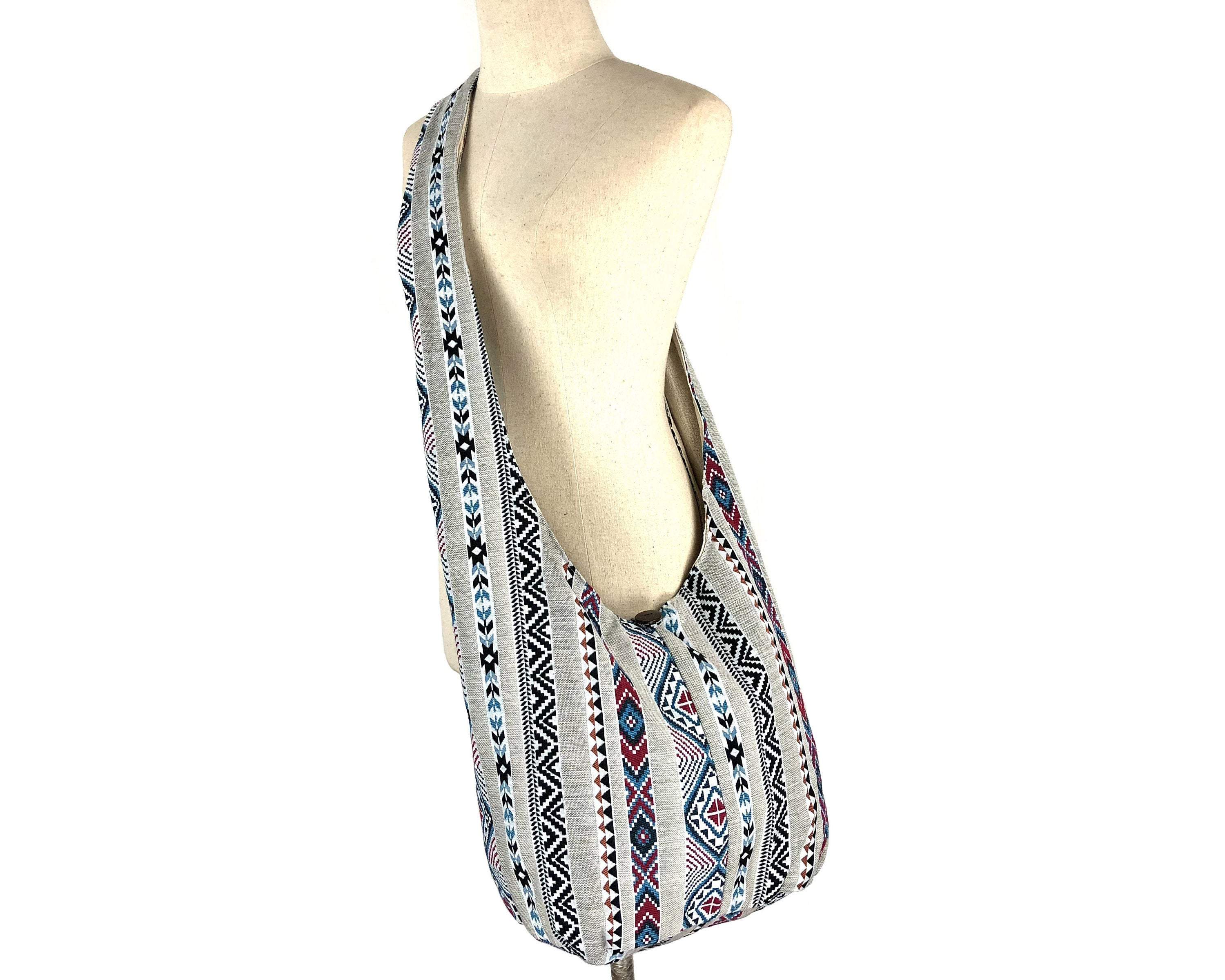 White Southwest - Hippie Crossbody Bag - hippiealley