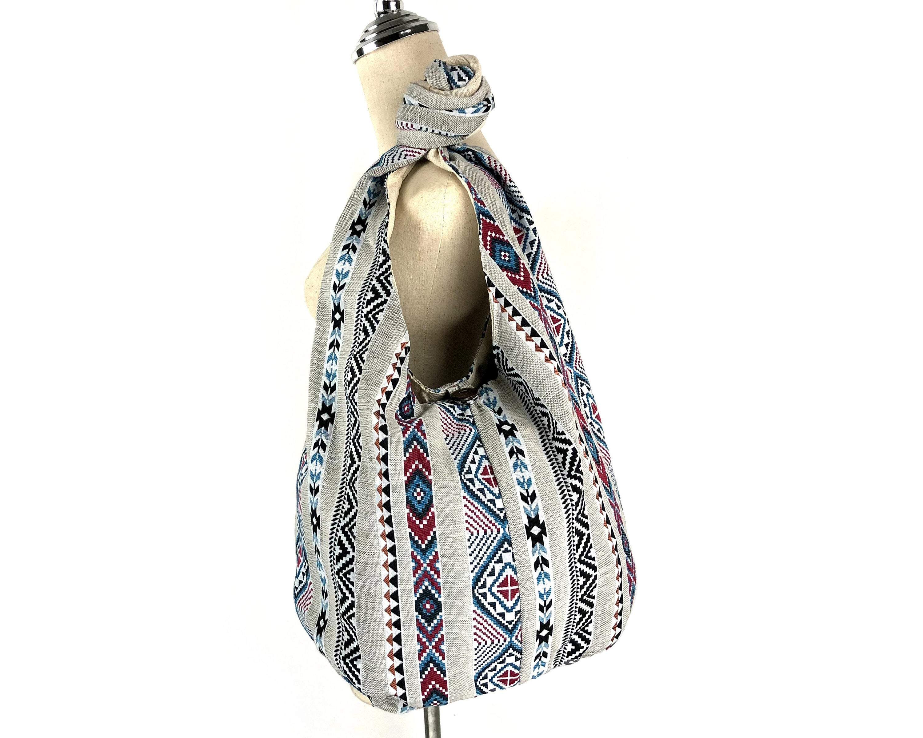 White Southwest - Hippie Crossbody Bag - hippiealley